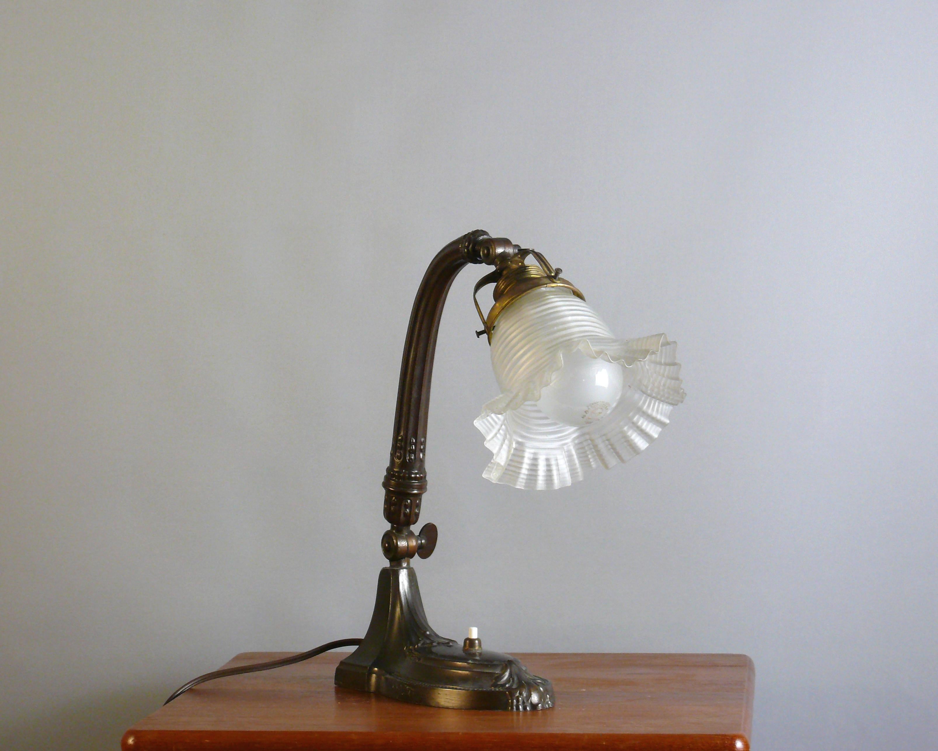 Art Nouveau Table Lamp / Piano Lamp For Sale 2