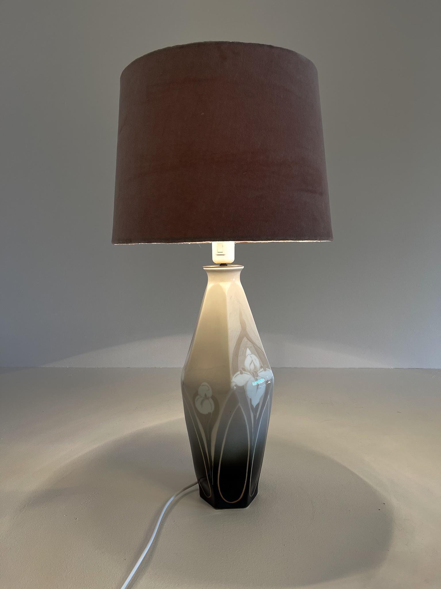 Début du 20ème siècle Lampe de bureau Art Nouveau Rrstrand Suède, 1900 en vente