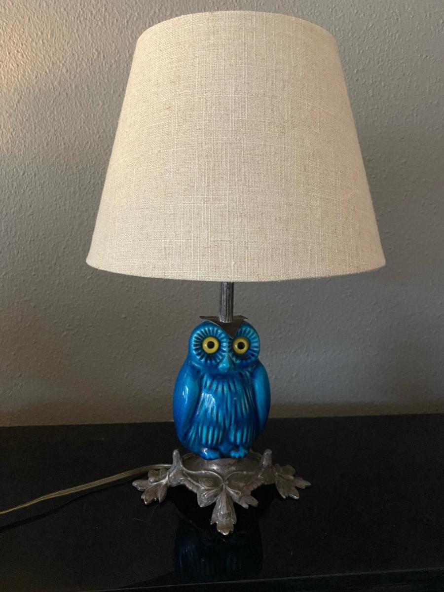 owl lamp base