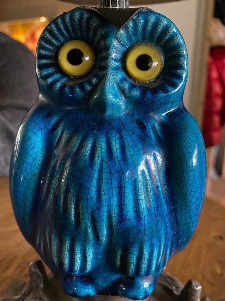 Blue owl lamp clearance