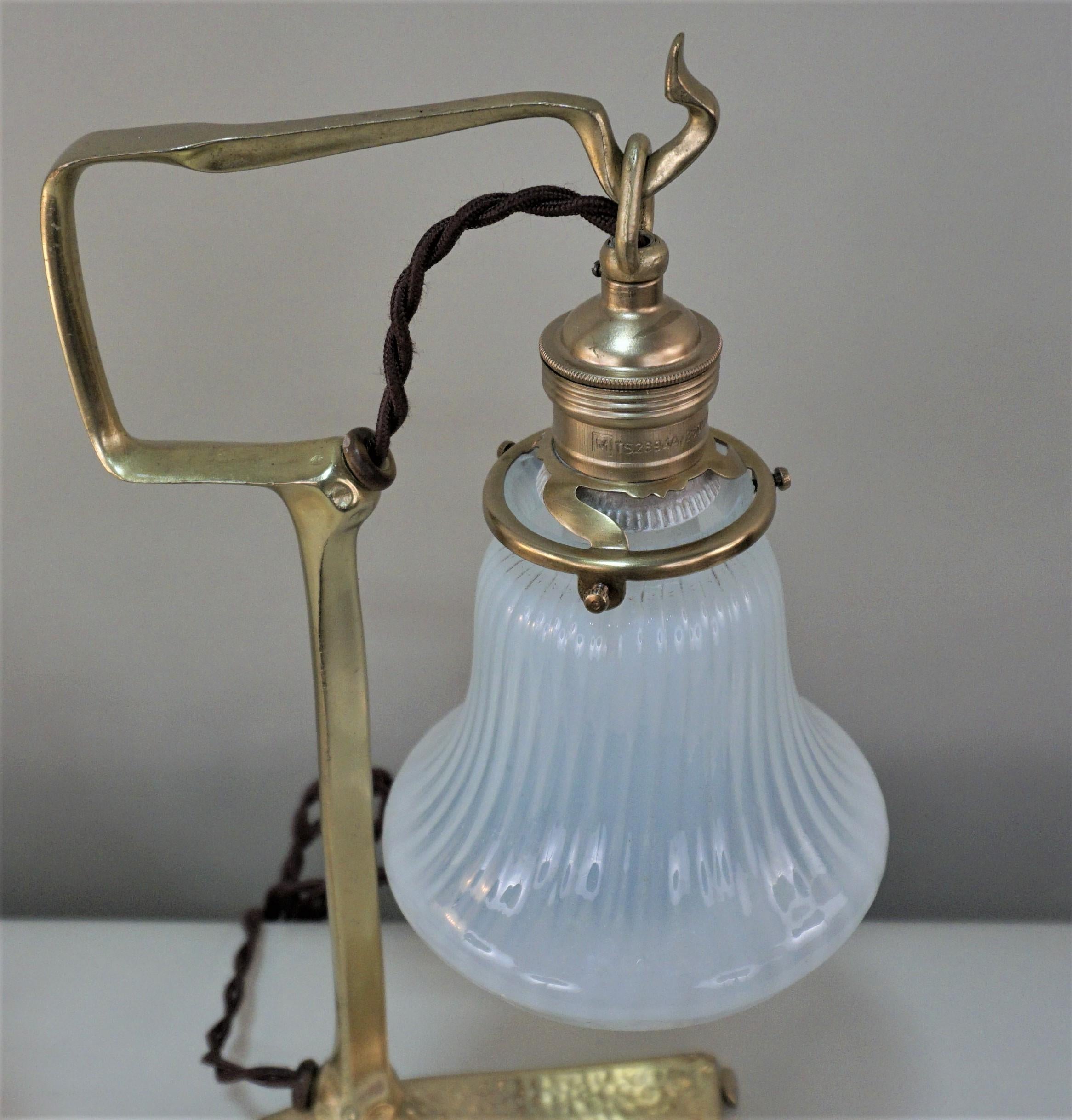 Art Nouveau Table Lamps by Friedrich Adler In Good Condition In Fairfax, VA