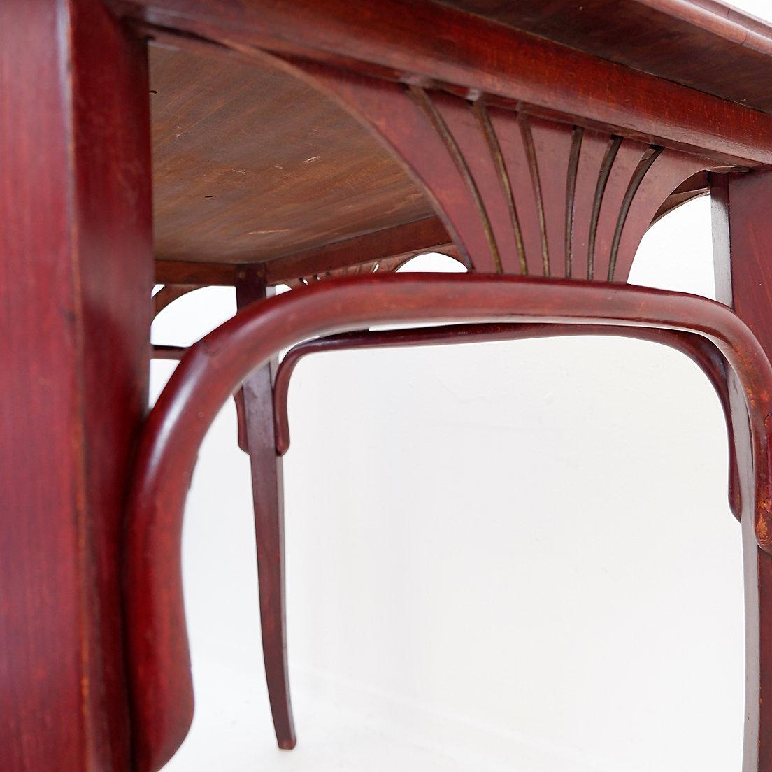 Tavolo o scrivania Art Nouveau di Gebrüder Thonet, anni 1910 in vendita 4