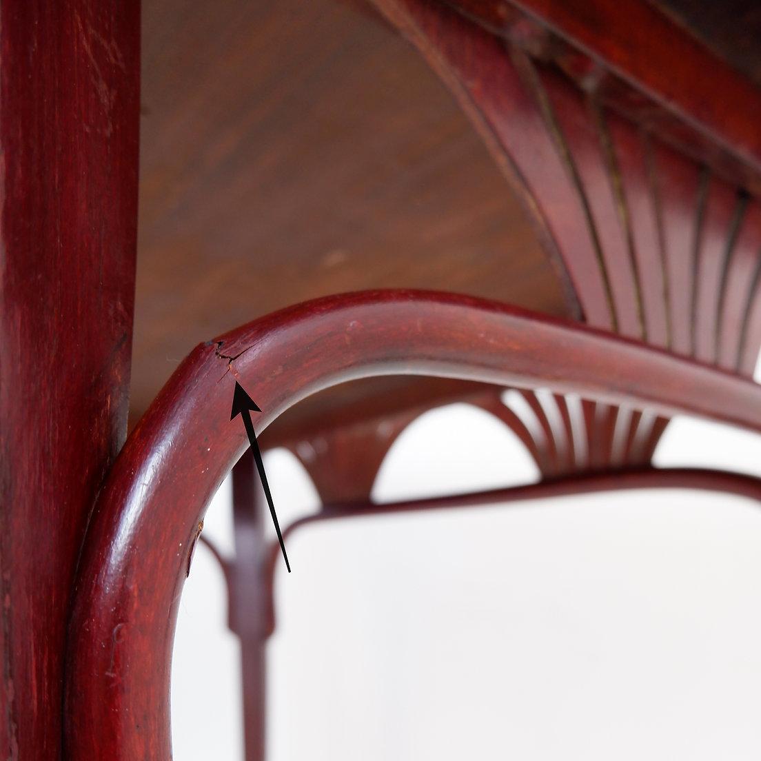 XX secolo Tavolo o scrivania Art Nouveau di Gebrüder Thonet, anni 1910 in vendita