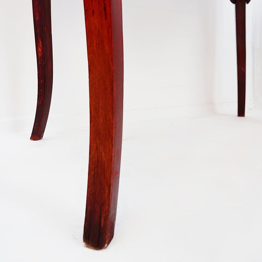 Legno curvato Tavolo o scrivania Art Nouveau di Gebrüder Thonet, anni 1910 in vendita