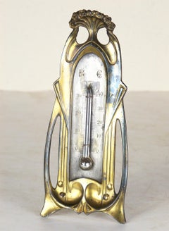 Art Nouveau Table Thermometer