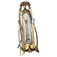 Antique Art Nouveau Table Thermometer