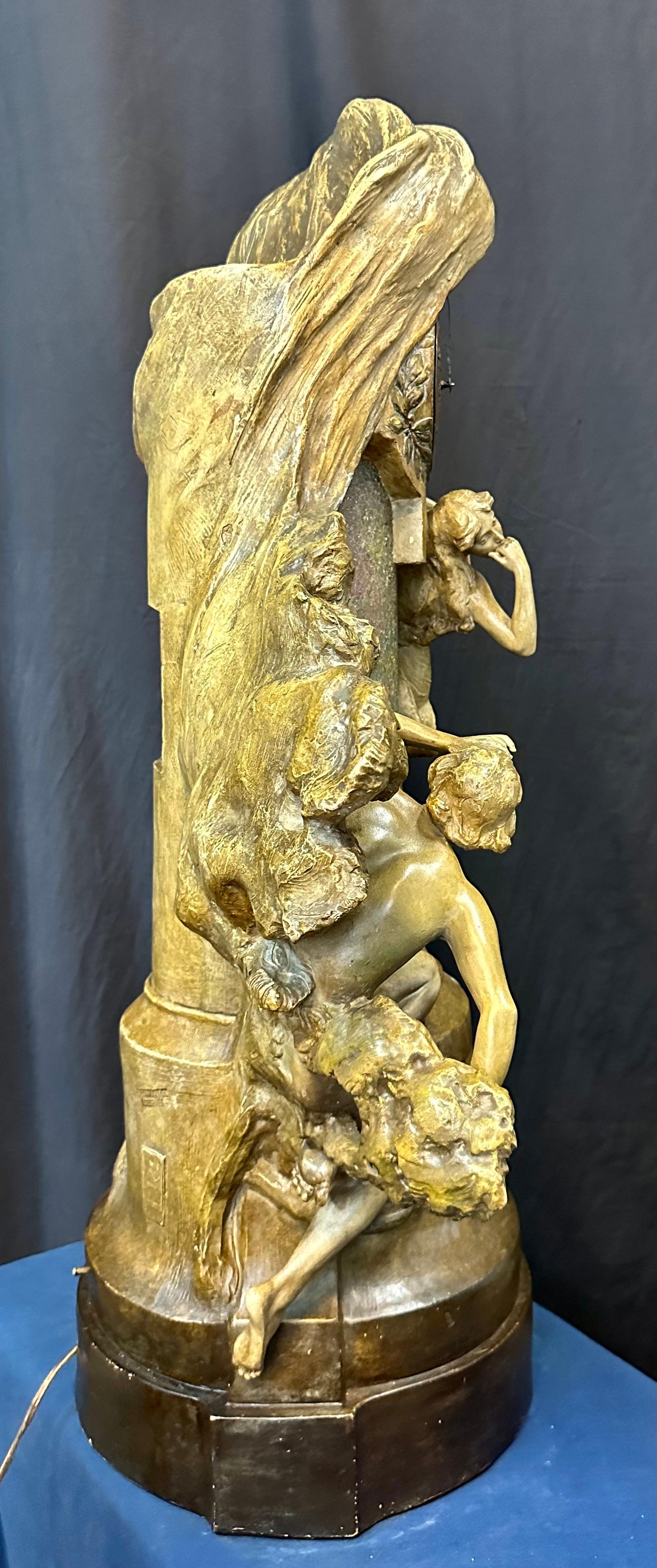 Art Nouveau Terra Cotta Statue by Goldscheider  For Sale 6