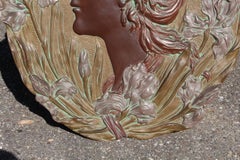 Art Nouveau Terracotta Bas Relief By Ernst Wahliss Wien Austria