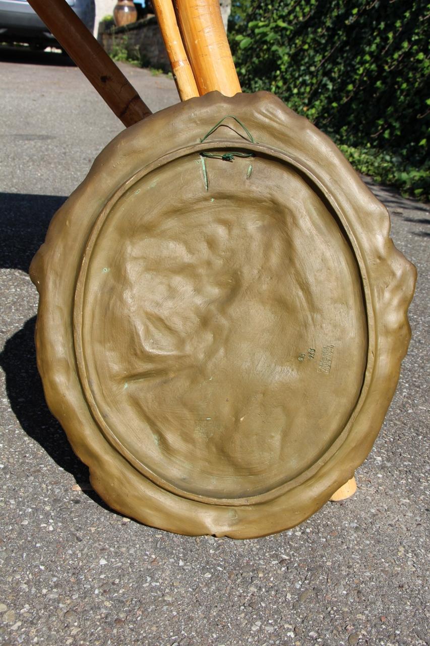 Jugendstil Terrakotta Basrelief von Ernst Wahliss Wien Österreich im Angebot 1