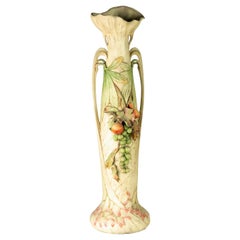 Antique Art Nouveau terracotta vase by Friedrich Goldscheider 