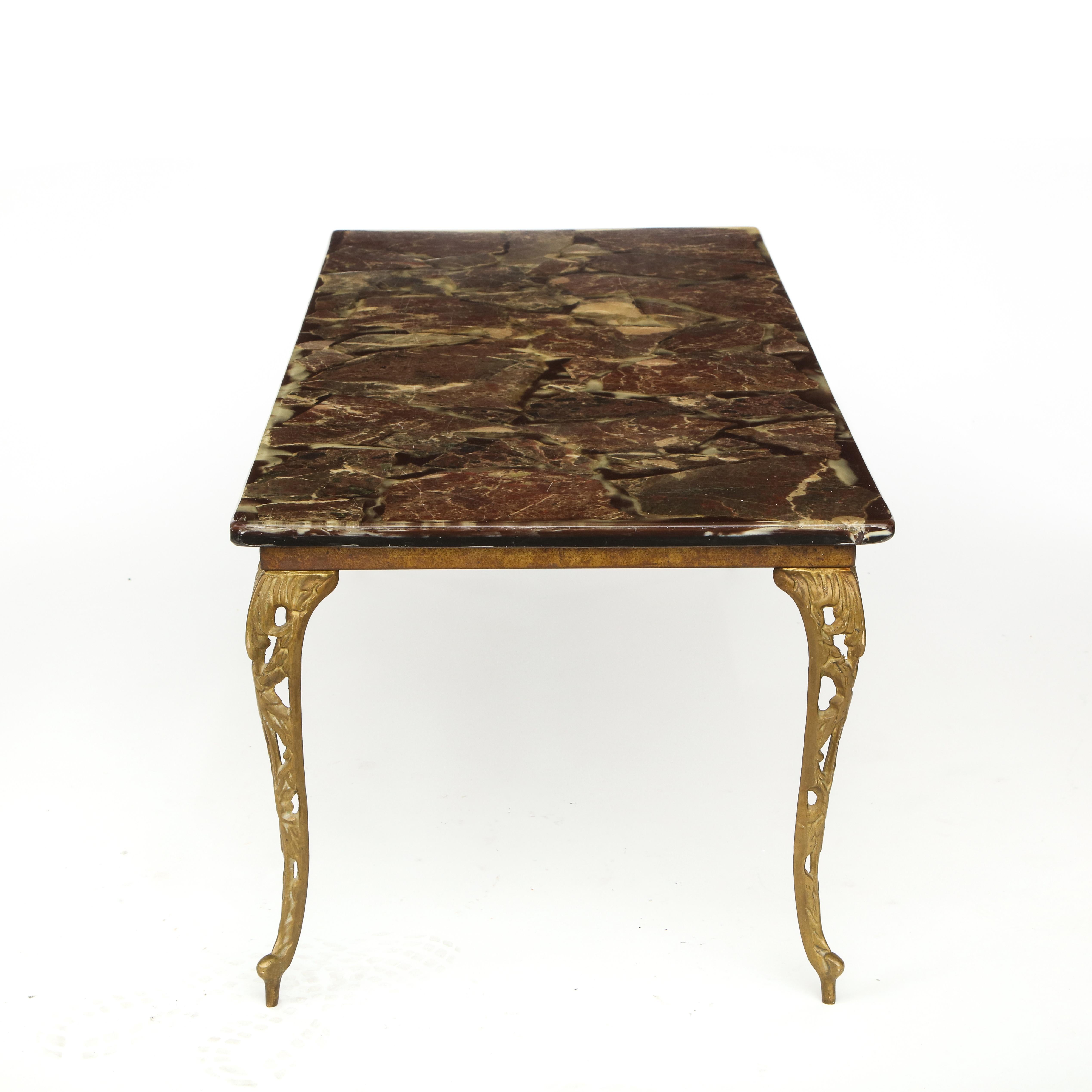 Art Nouveau Terrazzo Resin Top Coffee Table 2
