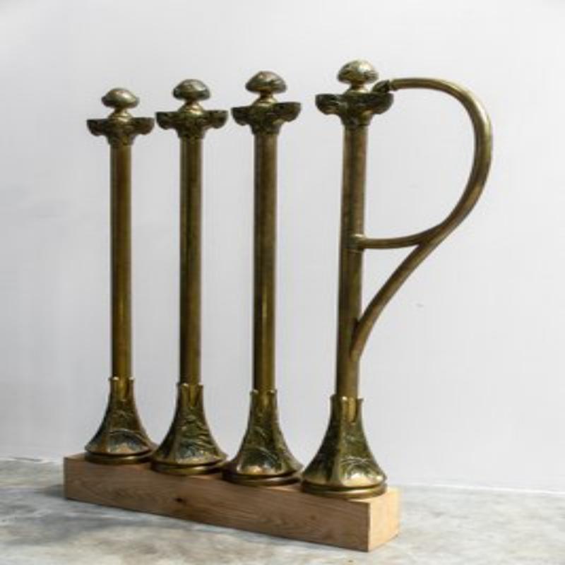Jugendstil Theater Geländerpfosten im Angebot 1