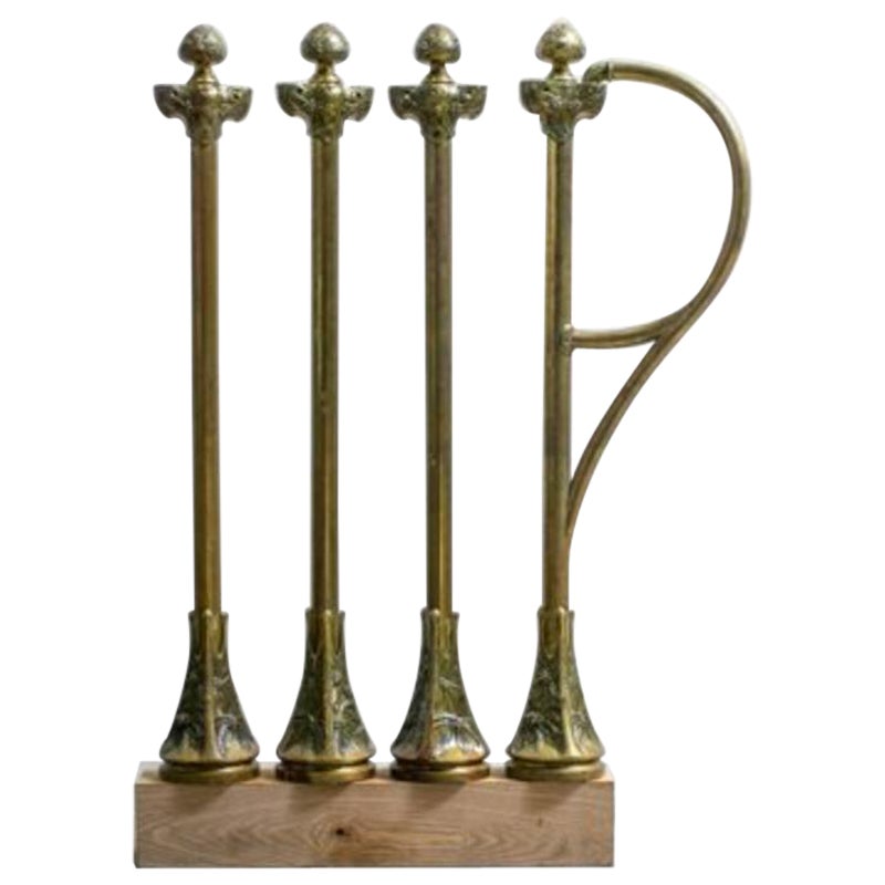 Jugendstil Theater Geländerpfosten im Angebot
