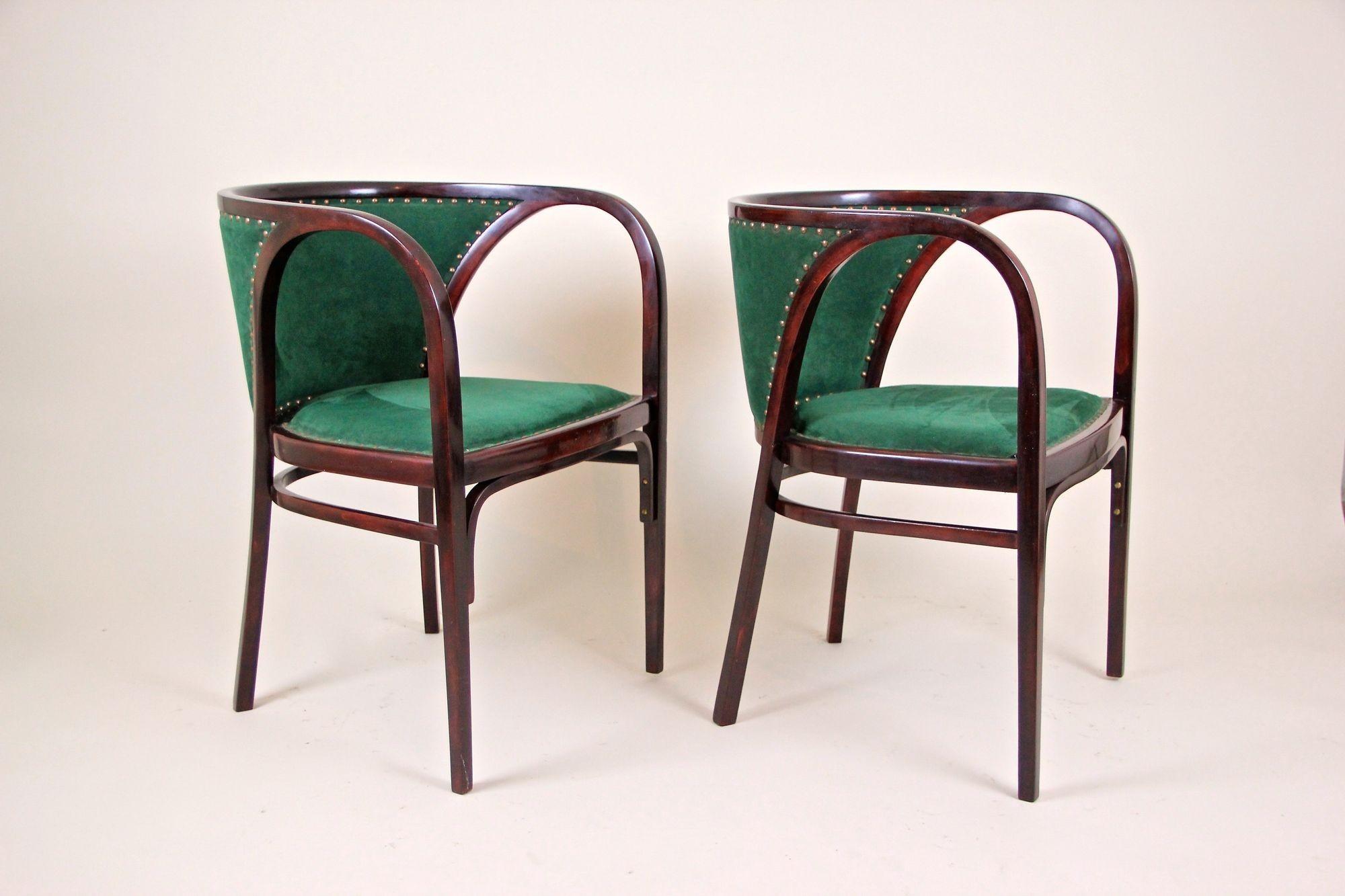 Autrichien Suite de sièges et de salon Art Nouveau Thonet Bentwood de M. Kammerer, AT, vers 1910 en vente