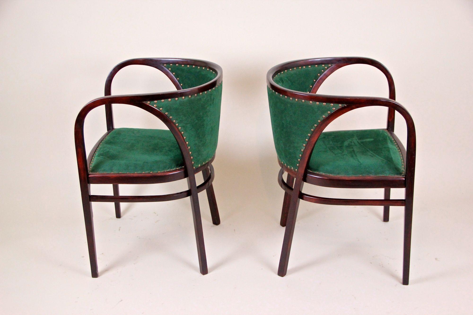 20ième siècle Suite de sièges et de salon Art Nouveau Thonet Bentwood de M. Kammerer, AT, vers 1910 en vente