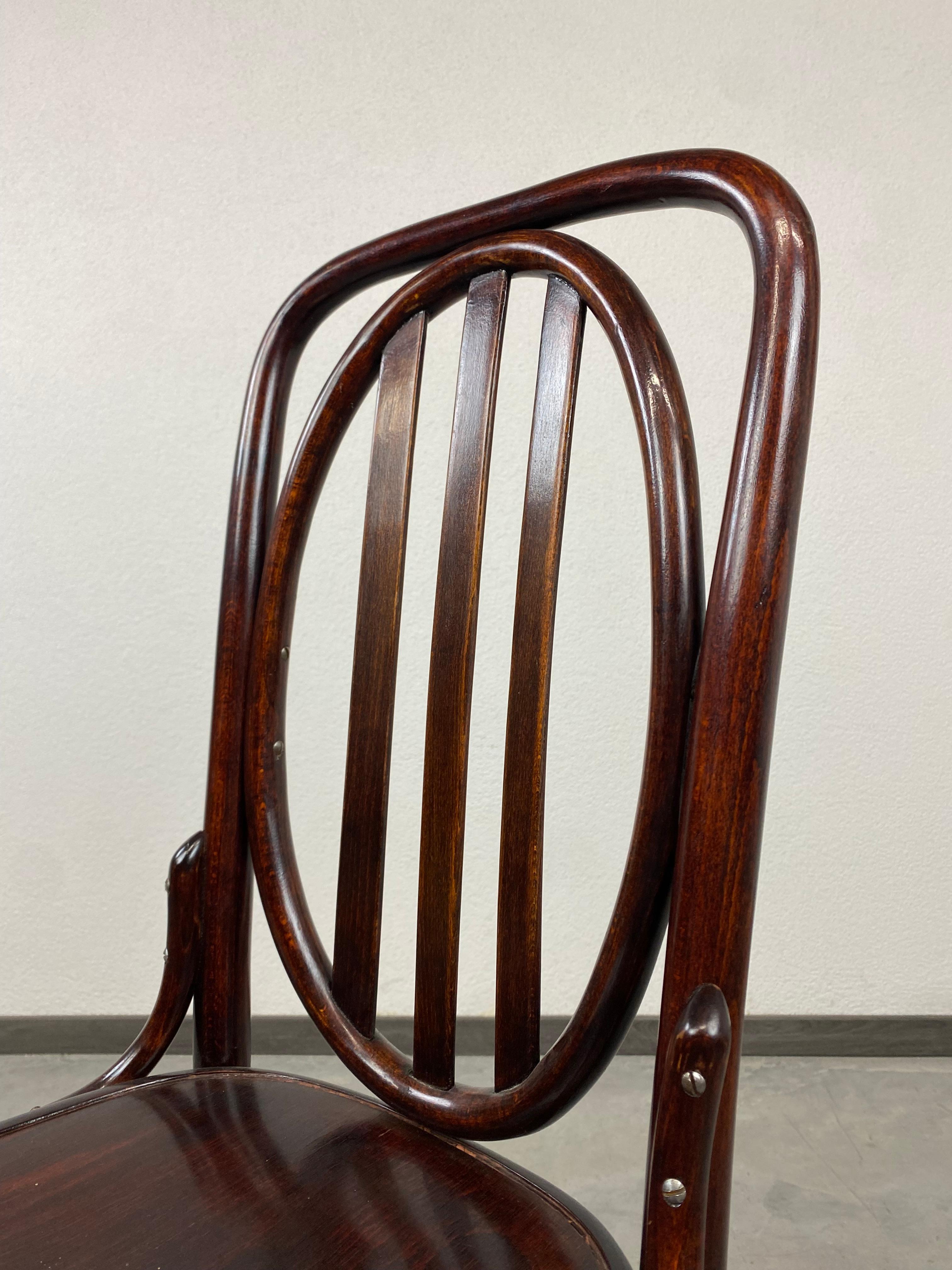 Vienna Secession Art Nouveau Thonet Chair For Sale