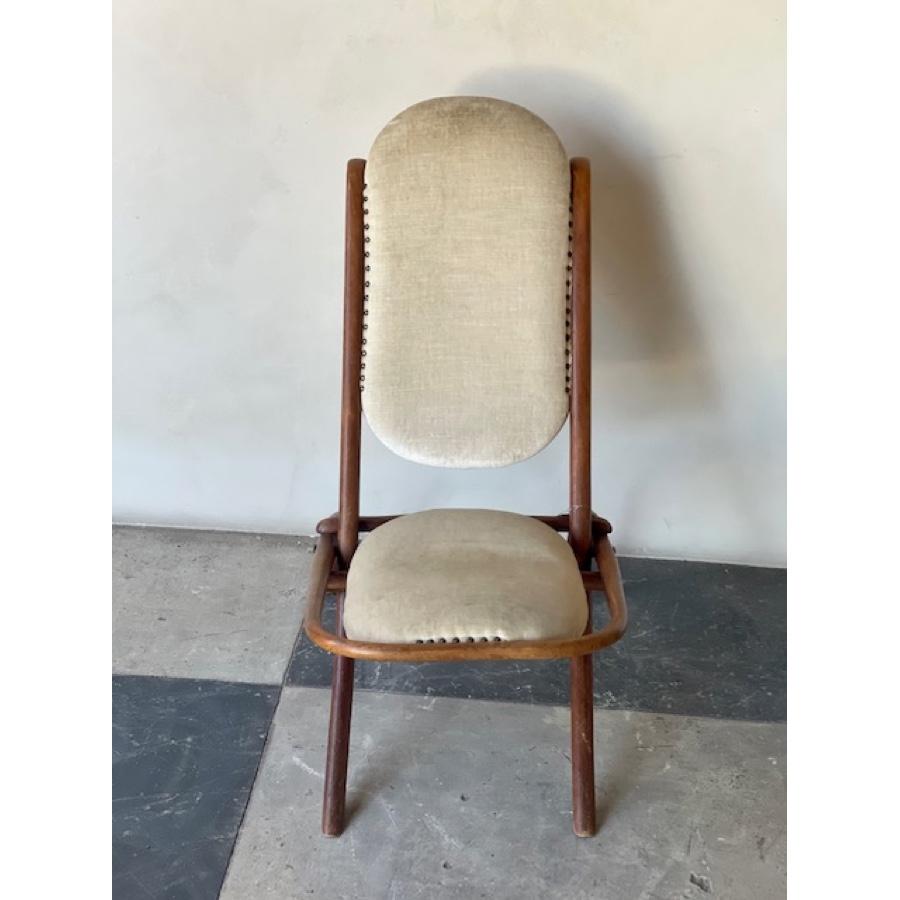 Art Nouveau Thonet Folding Chair with Bentwood Frame, Early 20th Century For Sale 3