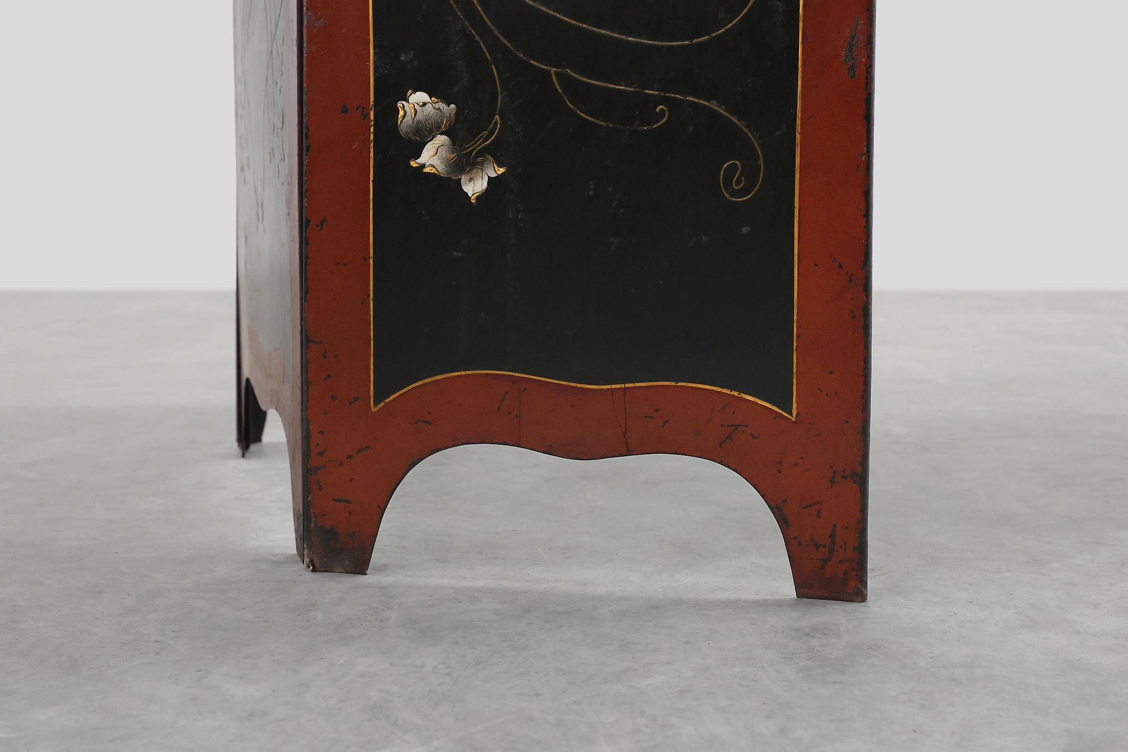 Art Nouveau Three-Panel Metal Firescreen, France ca. 1910 in vendita 2