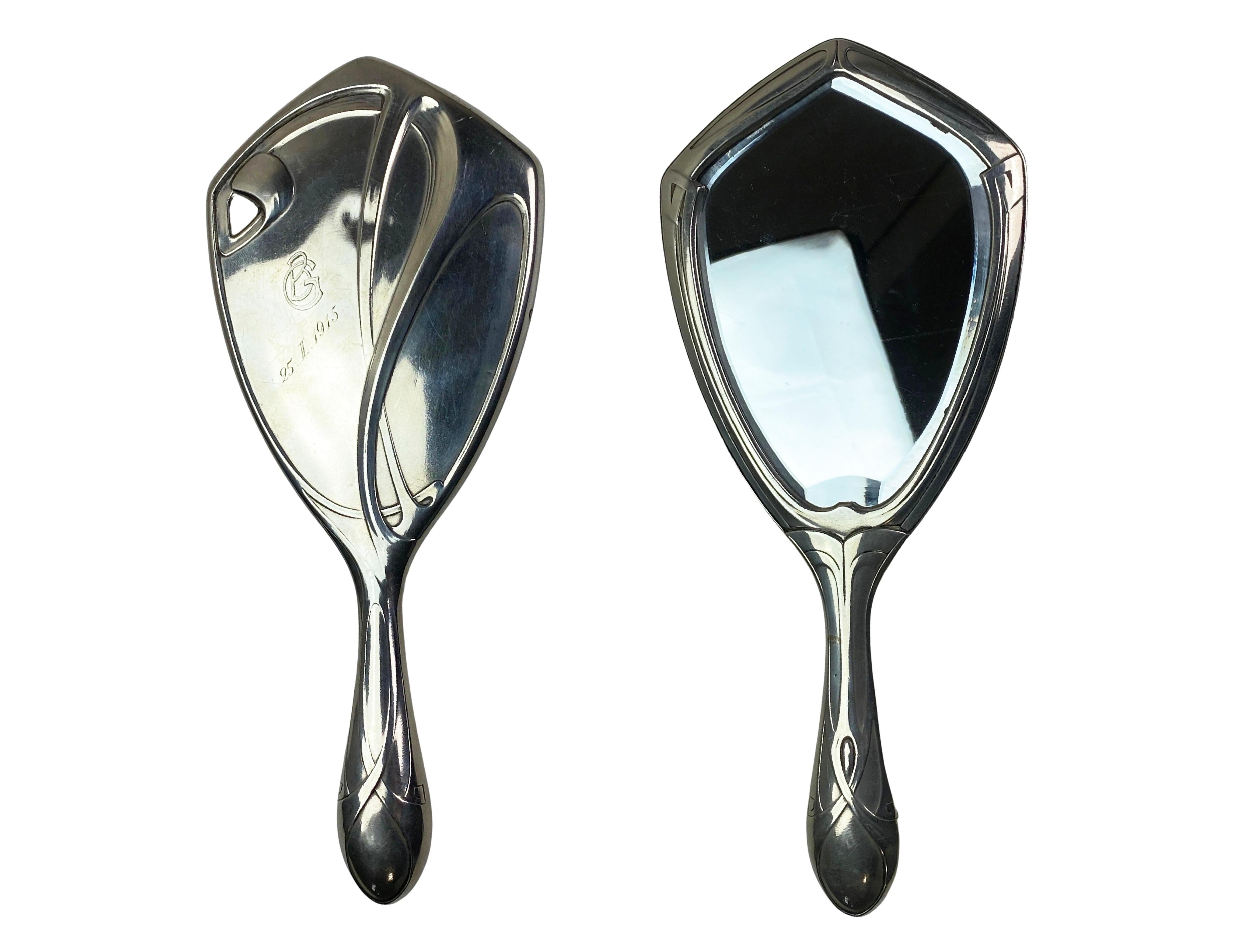 Austrian Art Nouveau toilet mirror from 1915 For Sale