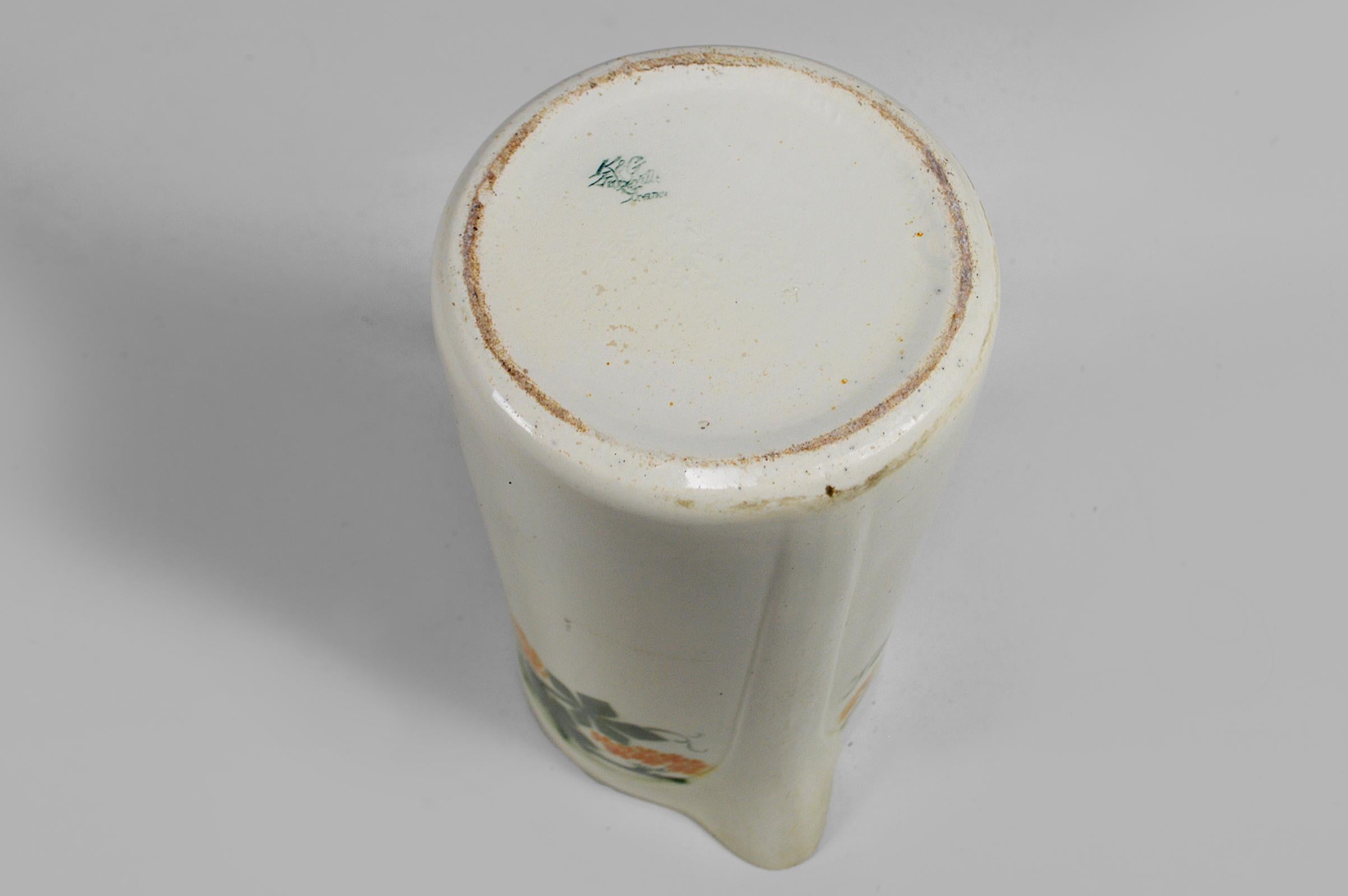 Set de toilette Art Nouveau, Lunéville K & G, circa 1900 en vente 5