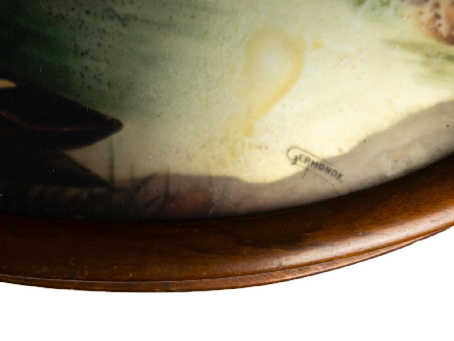 French Art Nouveau Tray by Germonde, 1900s For Sale