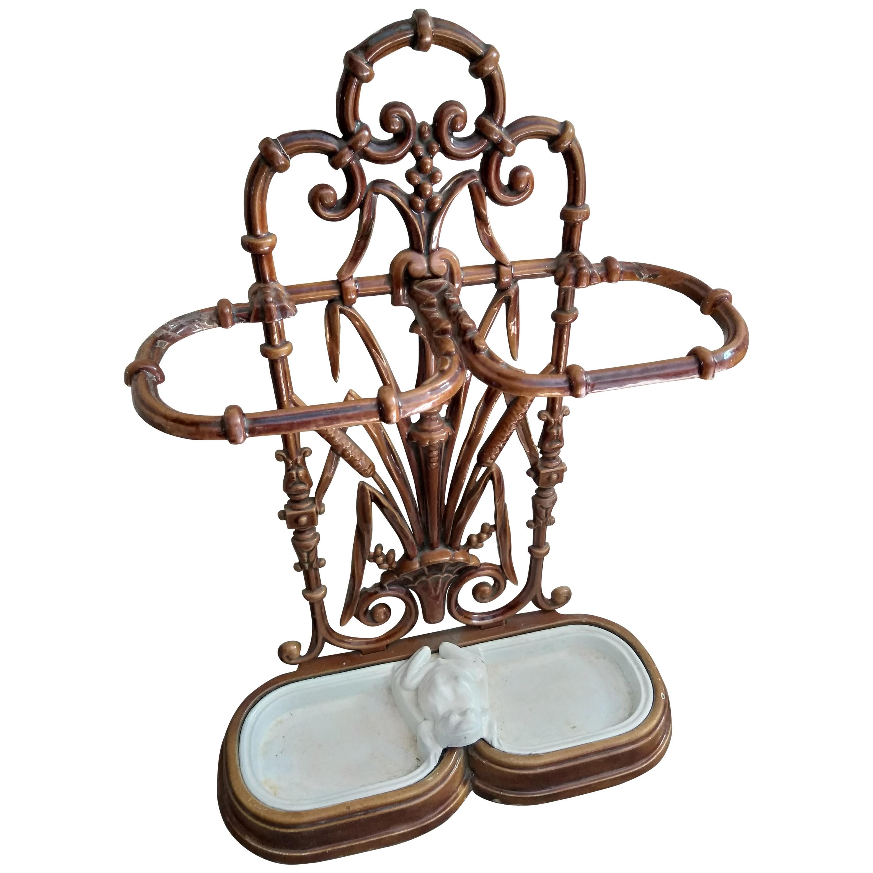 ART NOUVEAU Umbrella Stand  For Sale