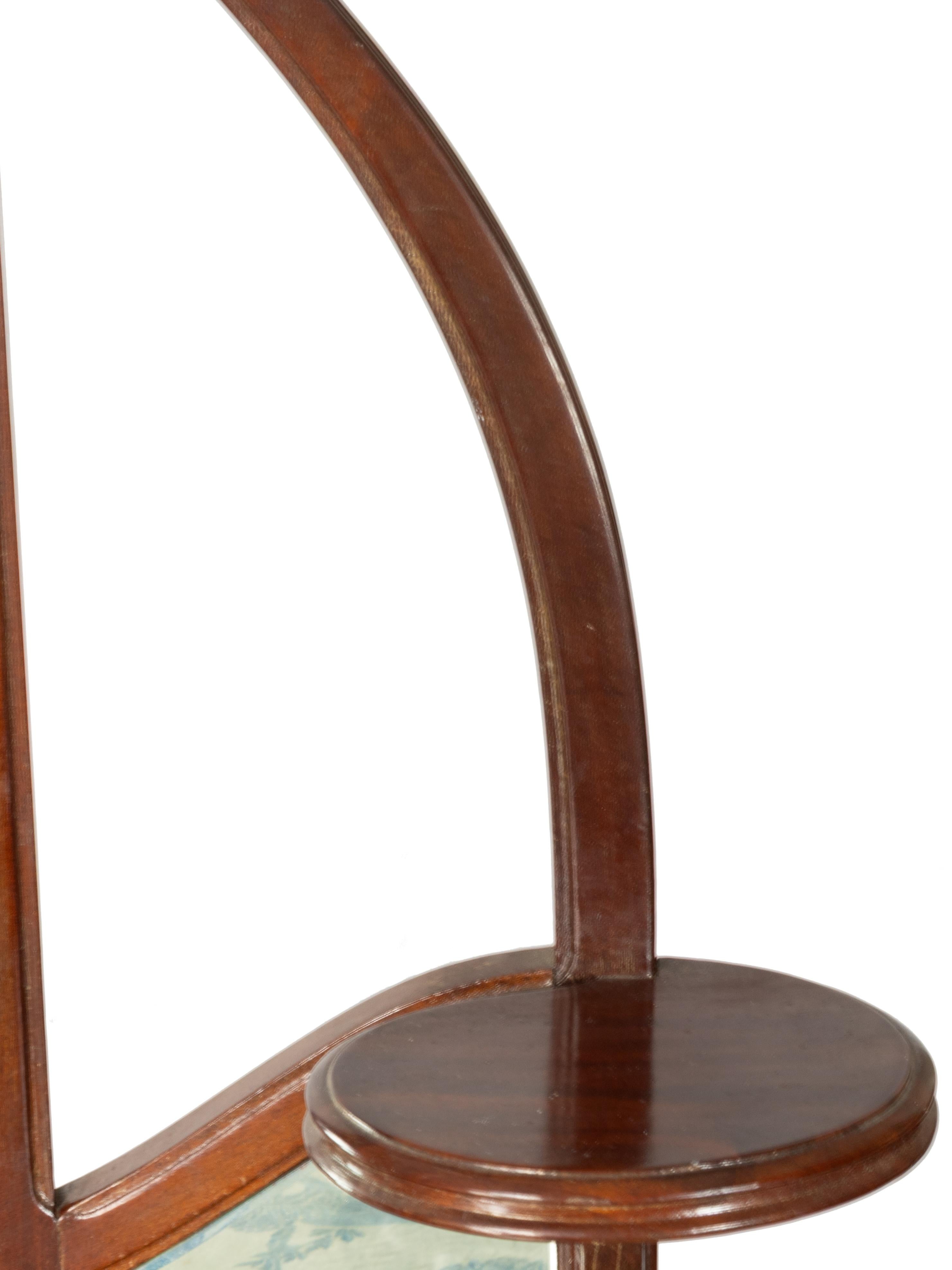 Metallo Console di vanità in stile liberty con specchio,  1920s in vendita