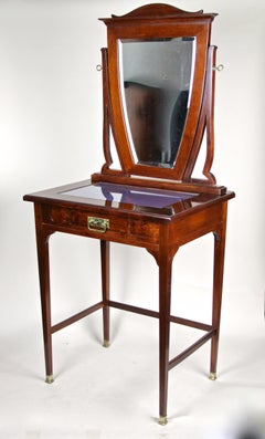 Art Nouveau Vanity Table with Swivel Mounted Mirror, Austria, circa 1910