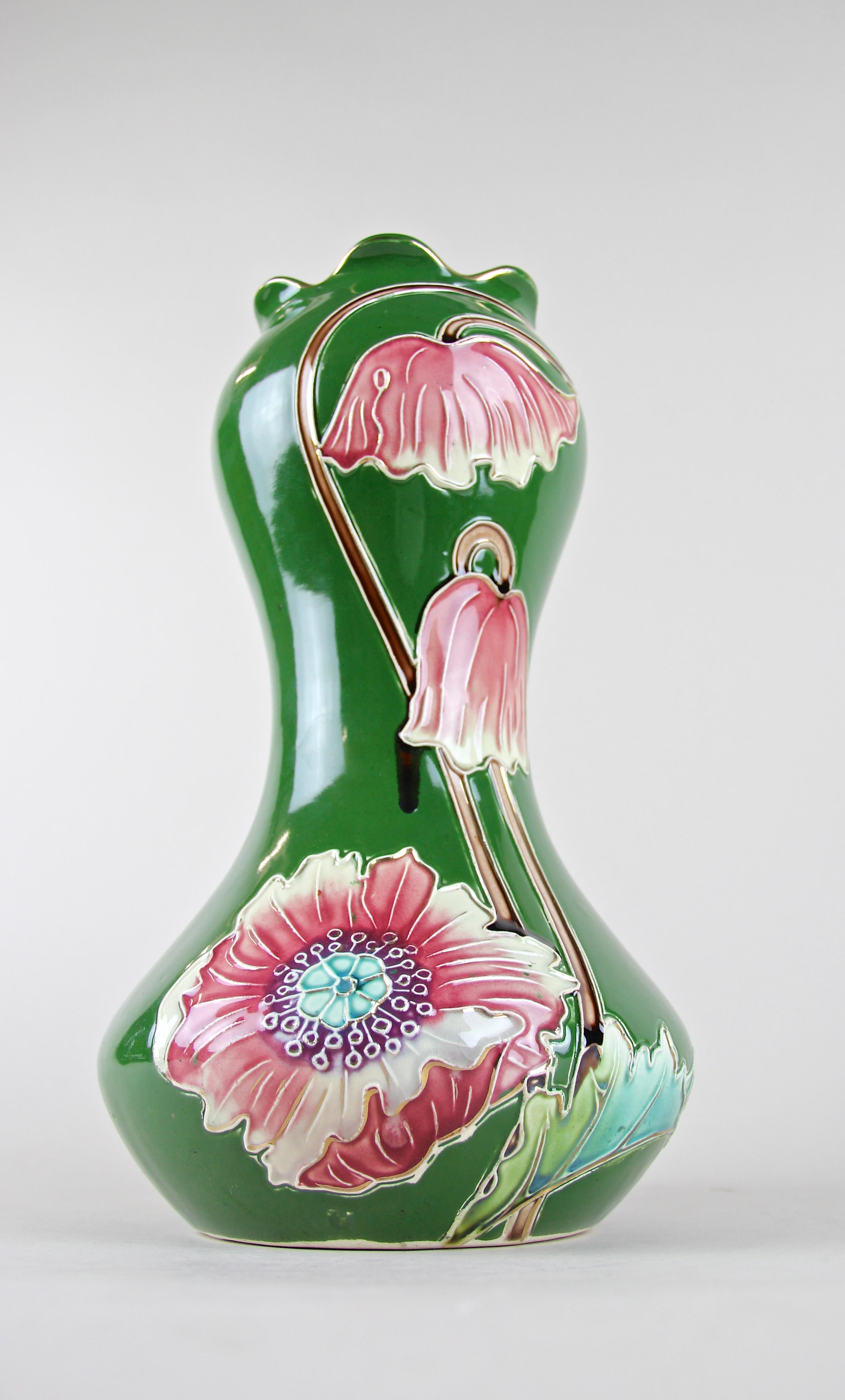 Art Nouveau Vase by Bernhard De Bruyne, France, circa 1910 3