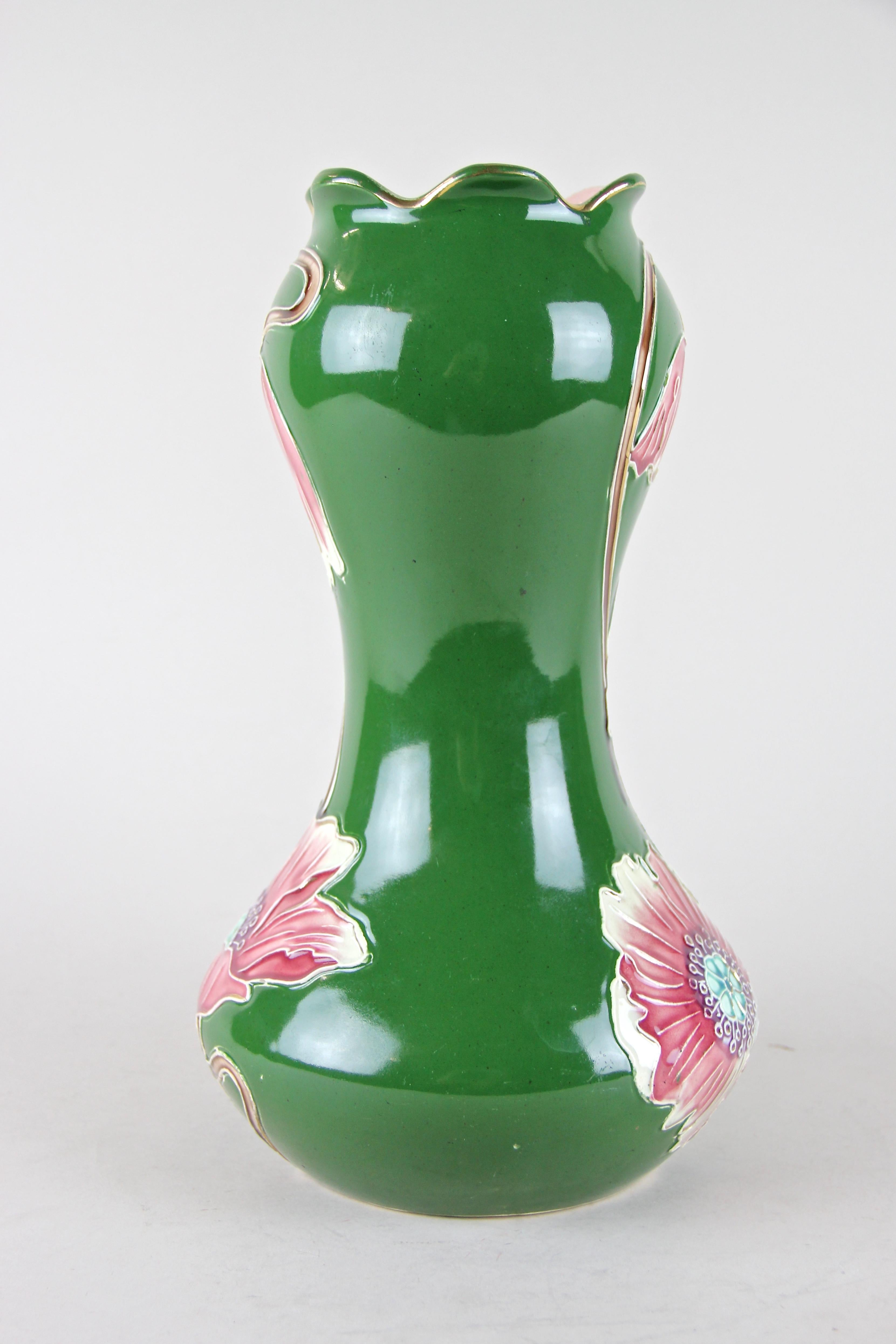 Art Nouveau Vase by Bernhard De Bruyne, France, circa 1910 In Good Condition In Lichtenberg, AT