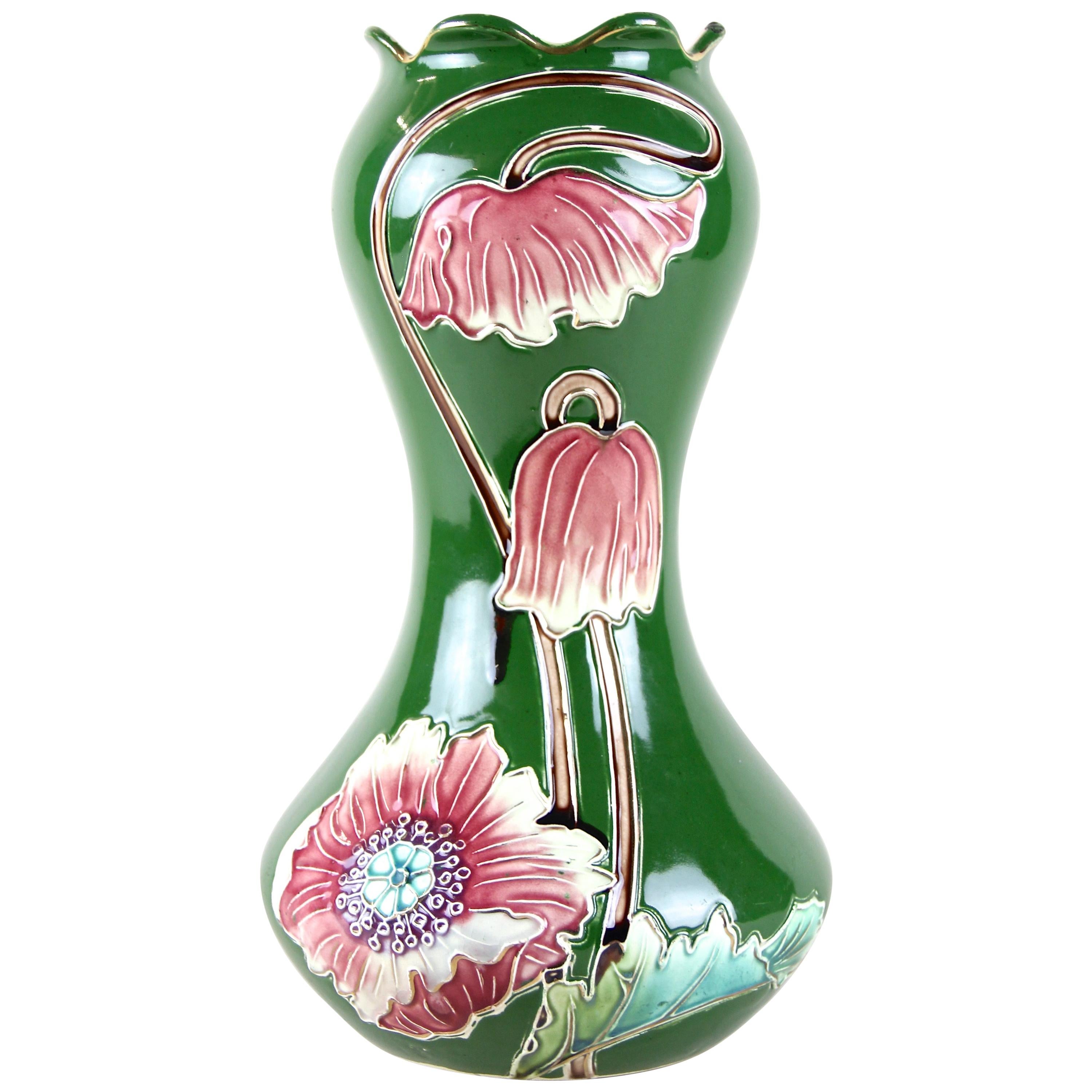 Art Nouveau Vase by Bernhard De Bruyne, France, circa 1910