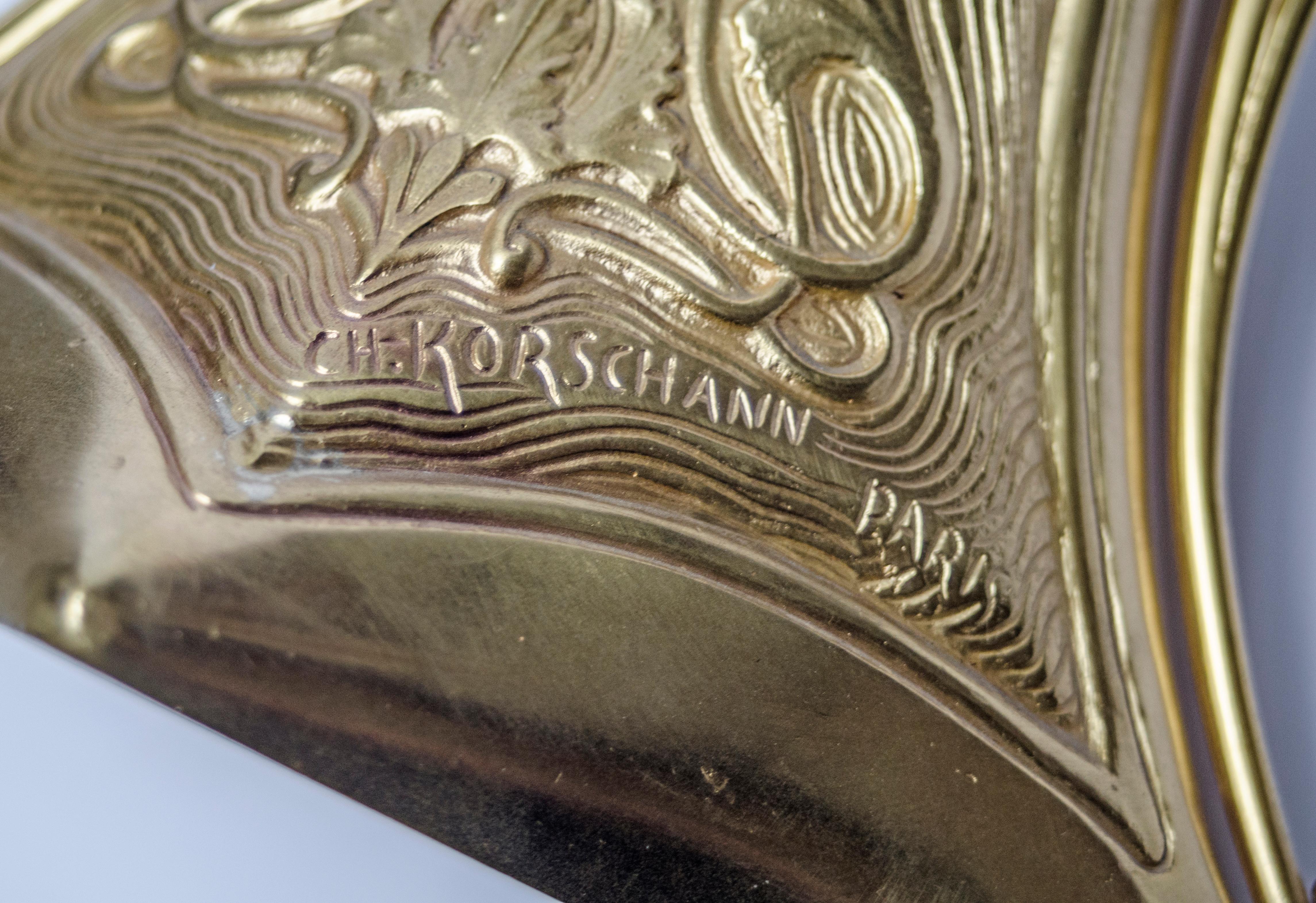 Français Vase Art Nouveau de Charles Korschann en vente