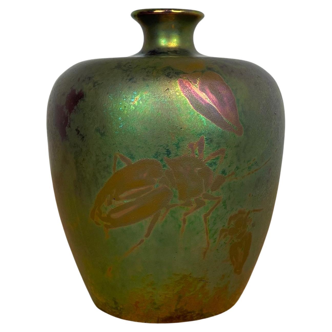 Art Nouveau Vase by Clement Massier