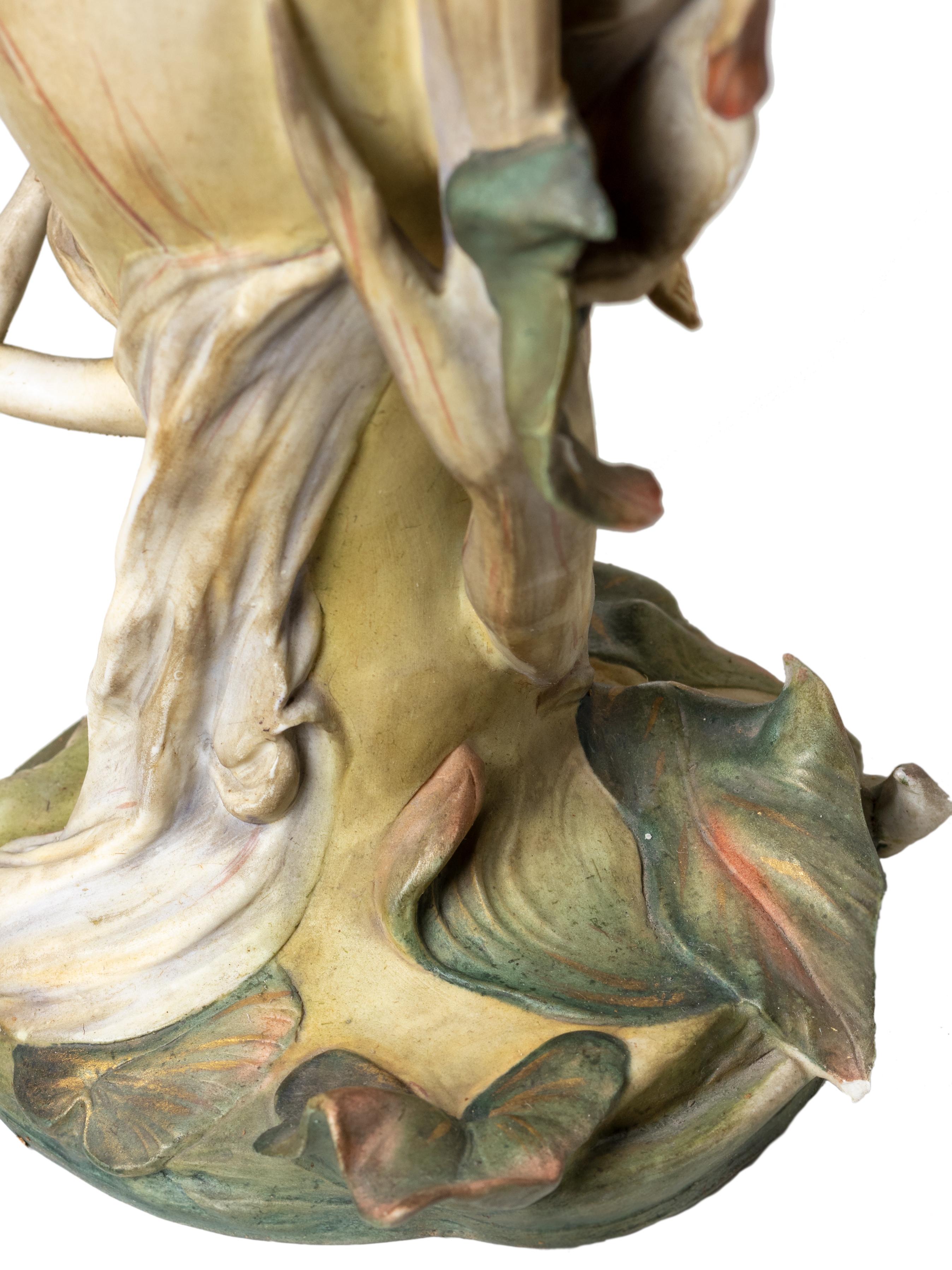 Vase Art nouveau de Karl Ens Volkstedt, Jugendstil, (Circa 1896) en vente 3