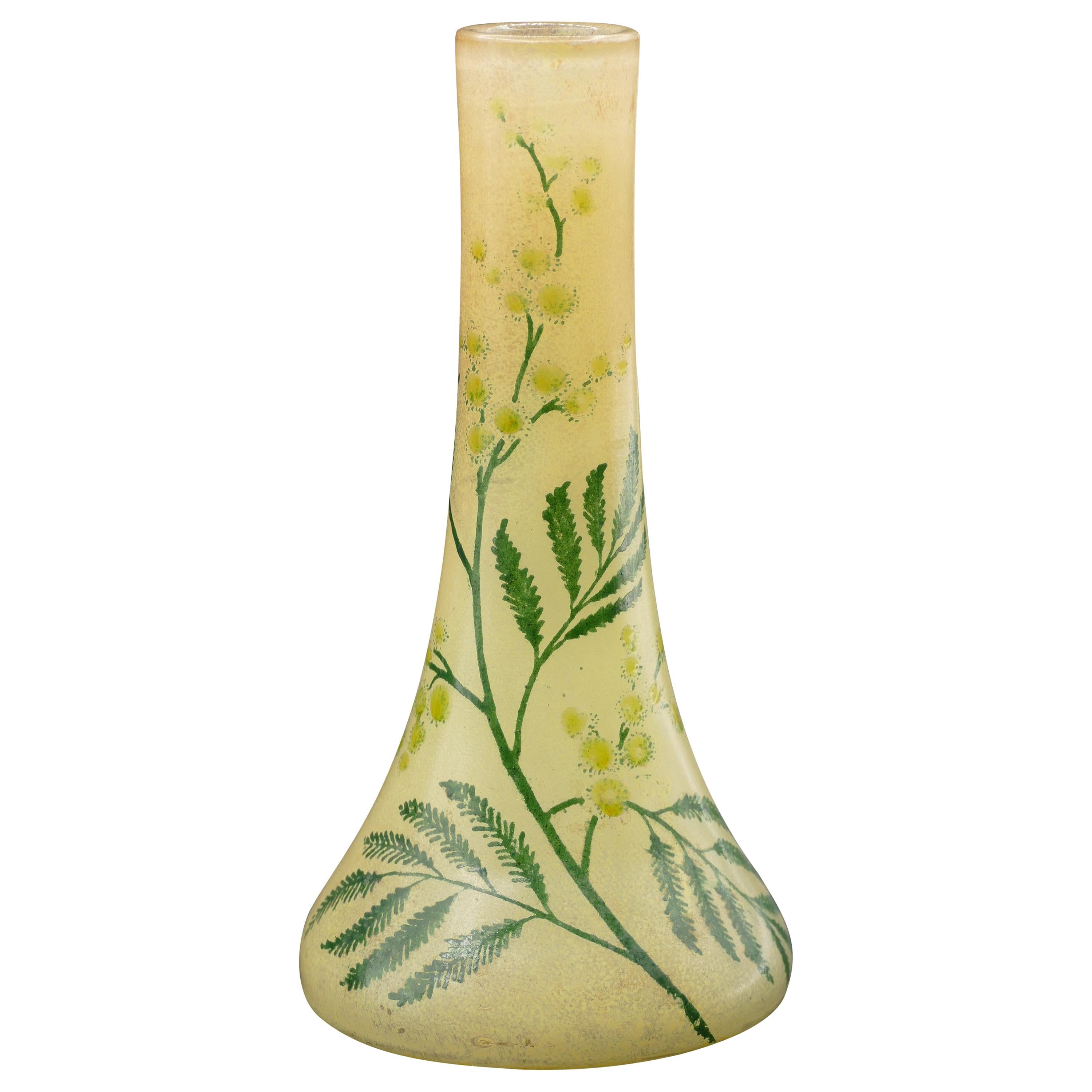 Art Nouveau Vase by Legras & Cie, France, Early 20th Century