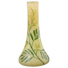 Antique Art Nouveau Vase by Legras & Cie, France, Early 20th Century