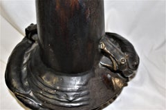 Art Nouveau Vase Ceramic Dragons 'Jugendstil' Markes on Base