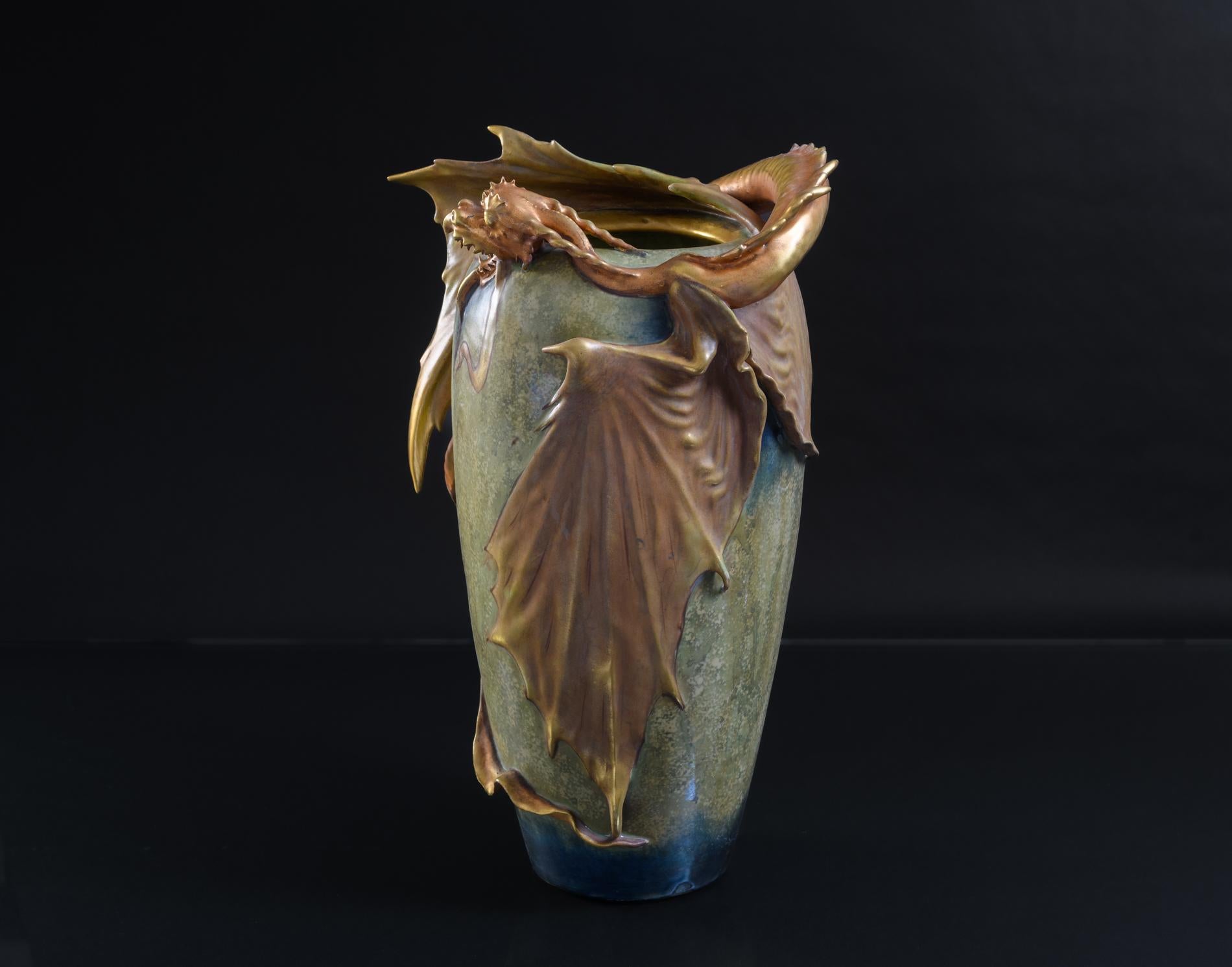 Austrian Art Nouveau Vase 