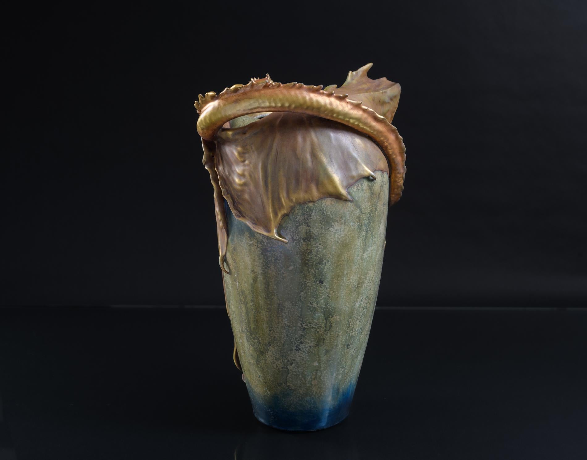 Late 19th Century Art Nouveau Vase 