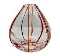 Art Nouveau Vase glass by Pallme Konig & Hagel Austria