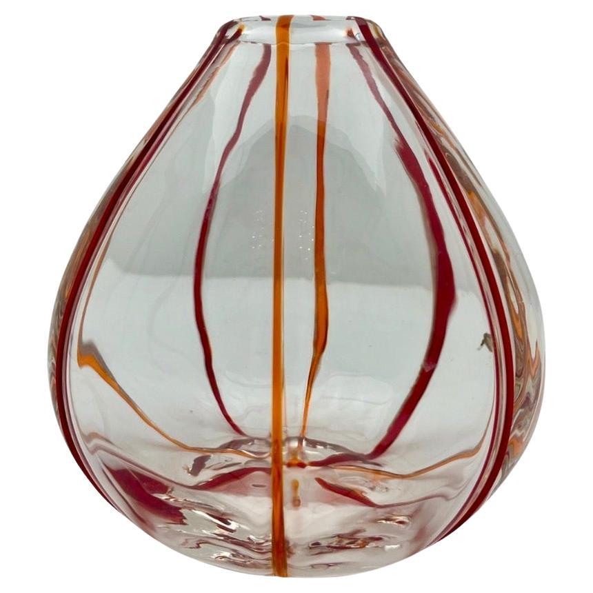 Art Nouveau Vase glass by Pallme Konig & Hagel Austria For Sale