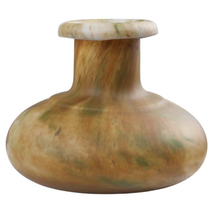 Vaso Art Nouveau in pasta di vetro anni '20
