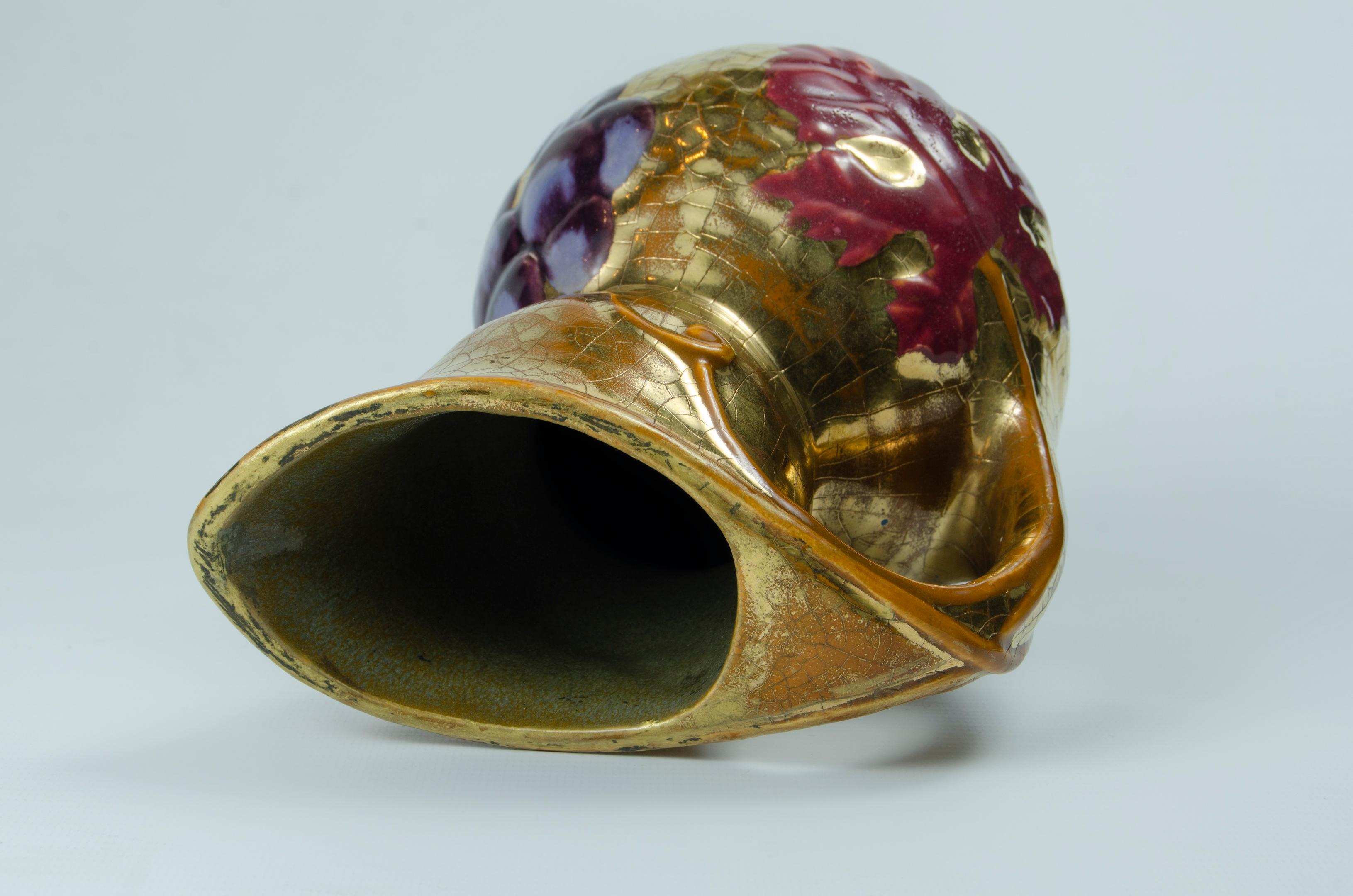 Français Vase Art Nouveau Madeleine Lyee et Marcel Guillard en vente