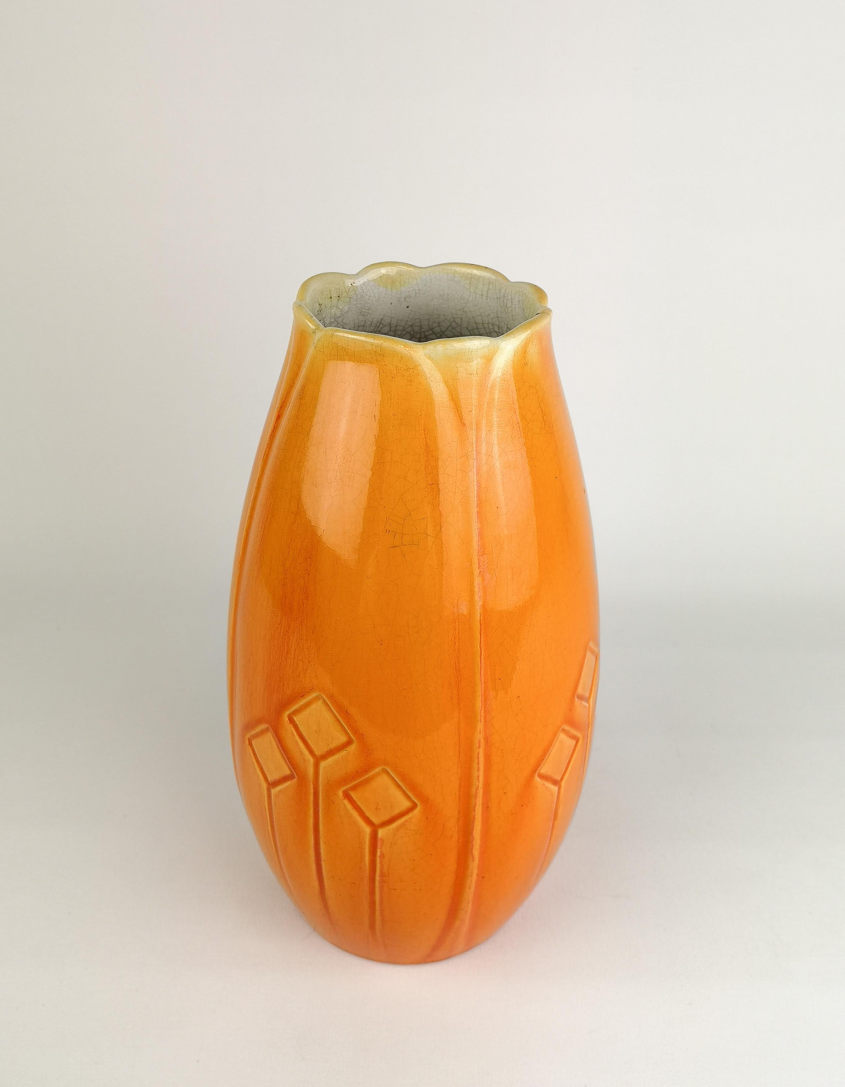 Swedish Art Nouveau Vase Rörstrand Alf Wallander For Sale