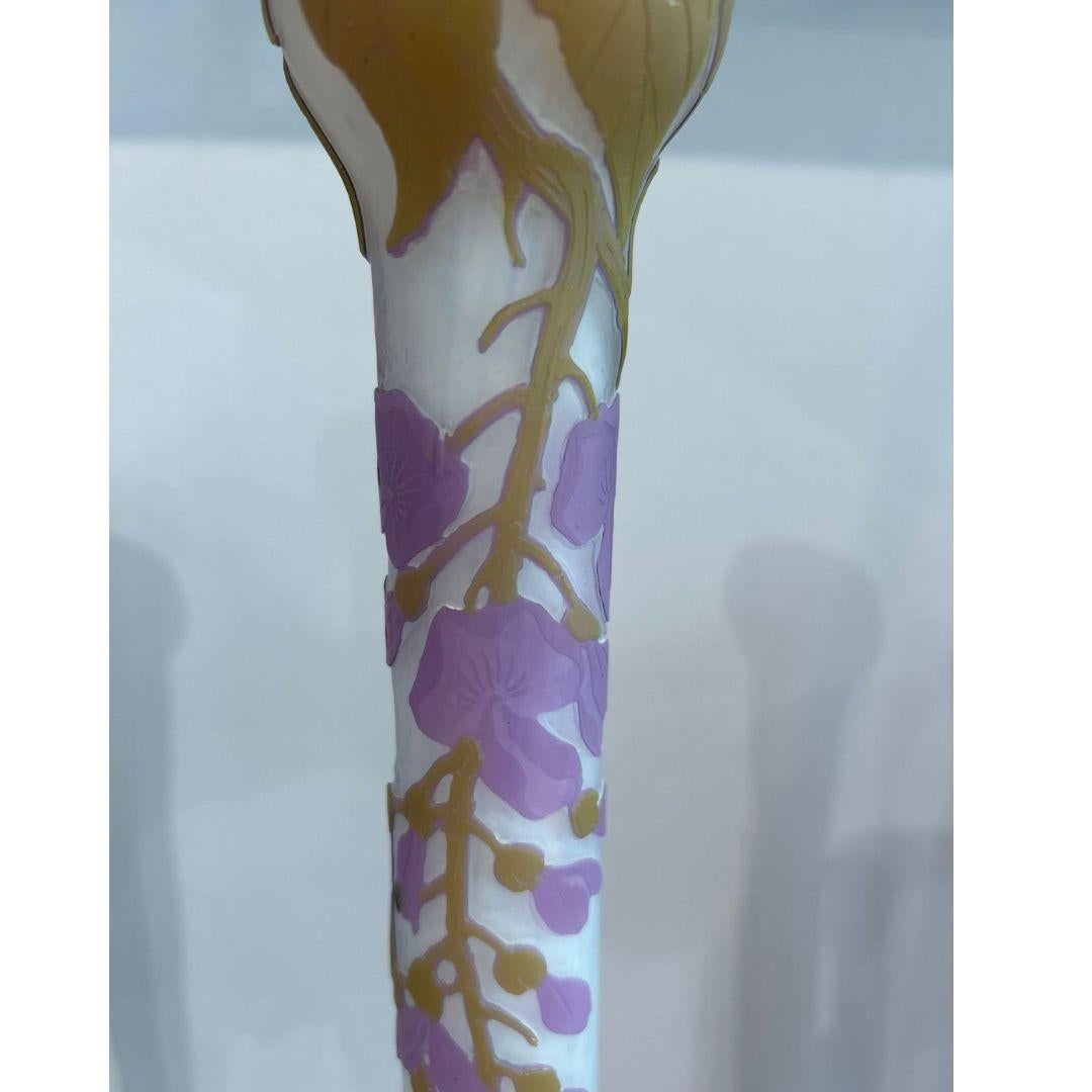 Vaso Art Nouveau, firmato LeGras, 1900 In condizioni buone in vendita a Zurich, CH
