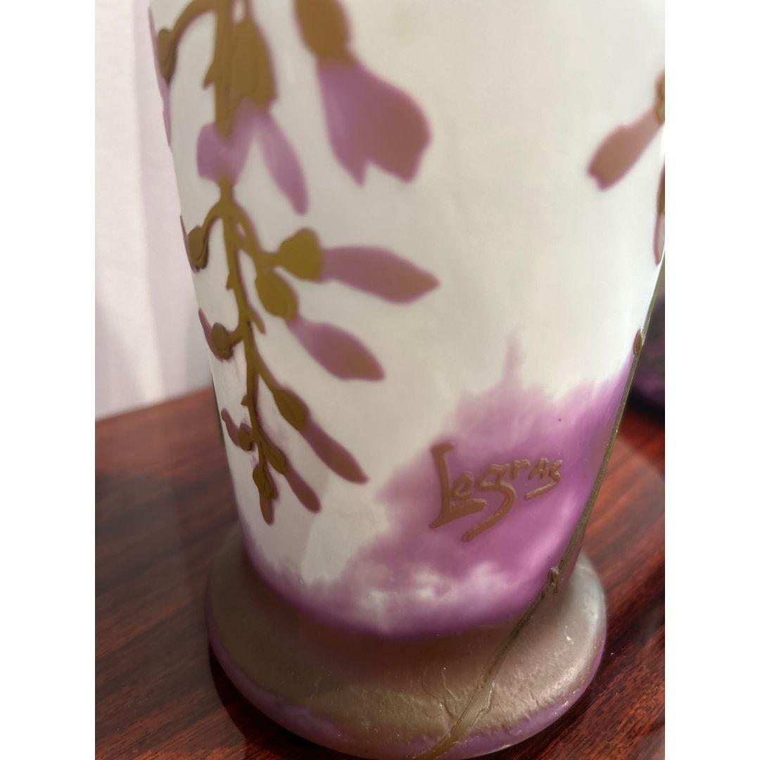 Vaso Art Nouveau, firmato LeGras, 1900 In condizioni buone in vendita a Zurich, CH