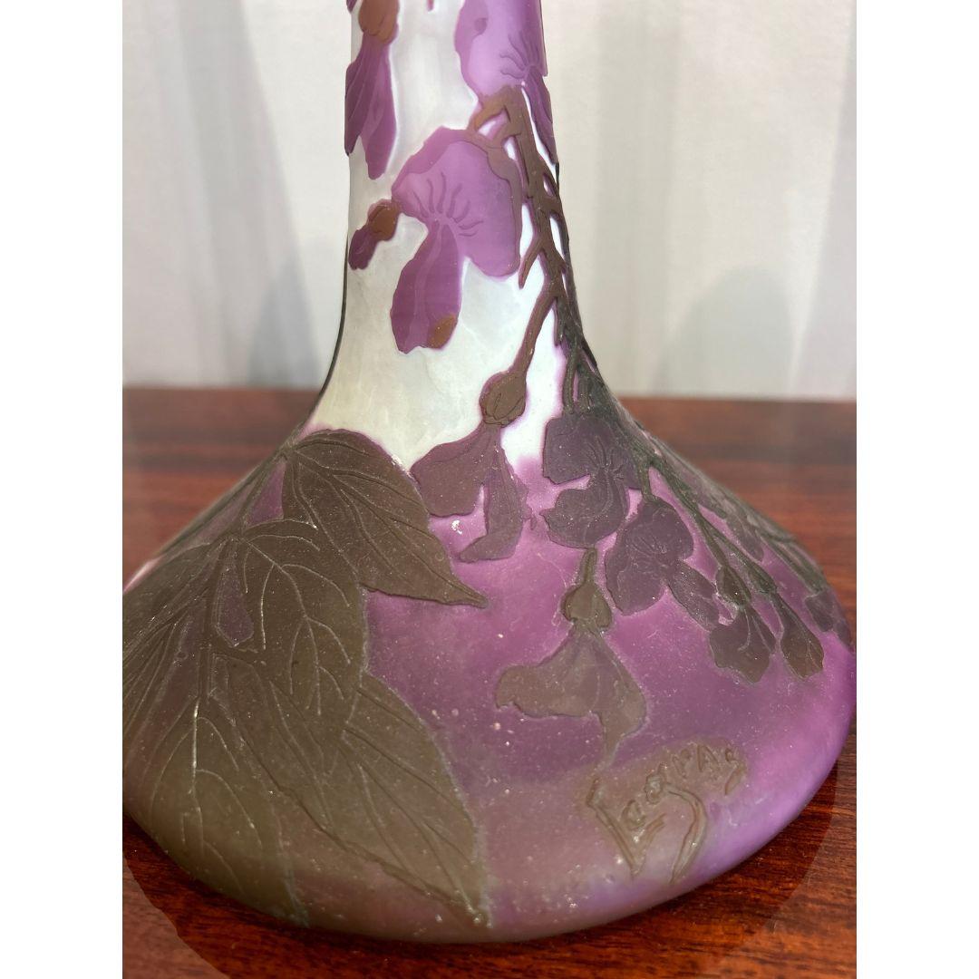Vaso Art Nouveau, firmato LeGras, 1900 in vendita 1