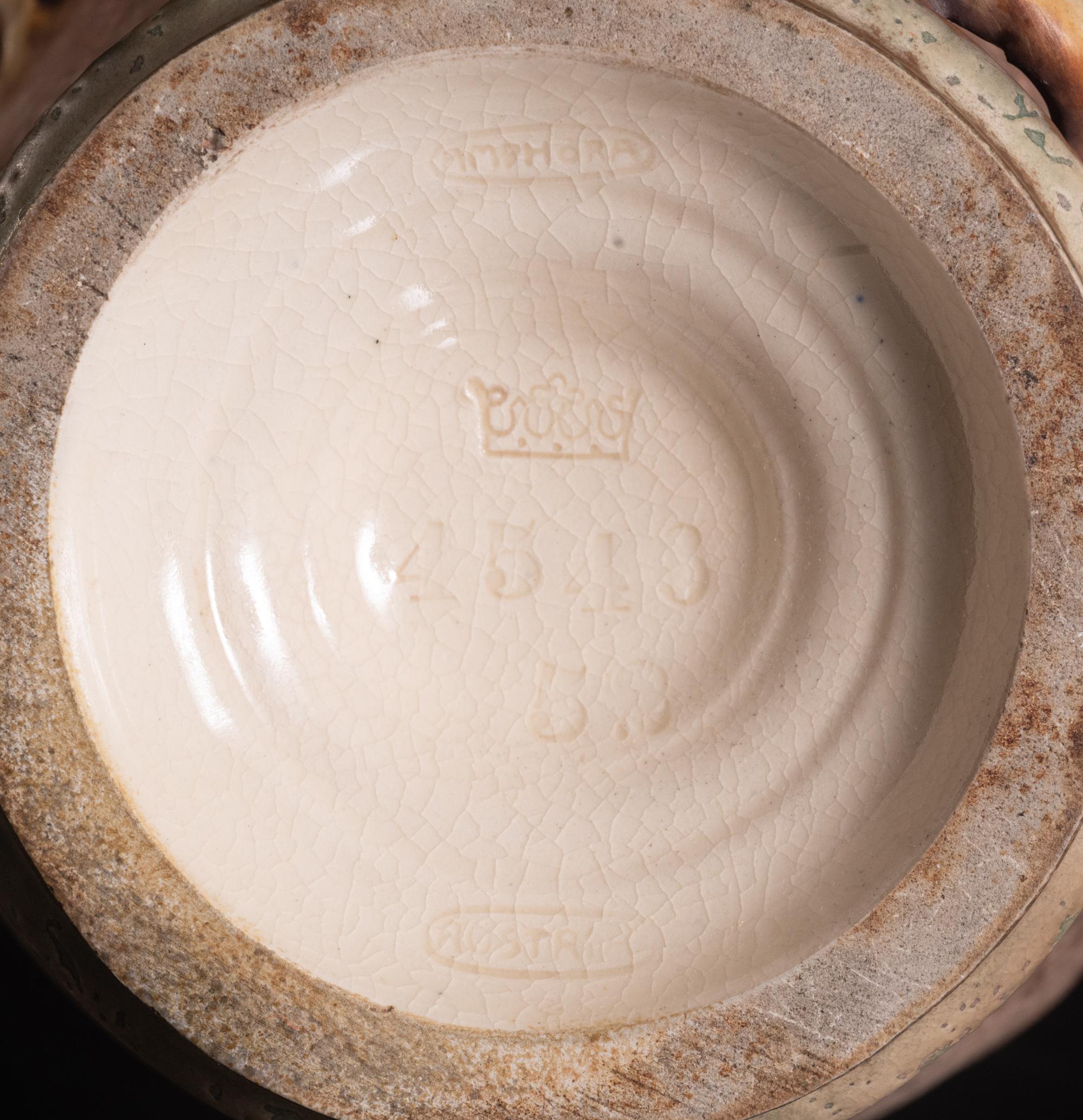 Vaso Art Nouveau con pipistrello di Eduard Stellmacher per RStK Amphora in vendita 13