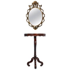 Miroir vénitien en bronze doré Art Nouveau Antuque attribué à Vincenzo Cadorin