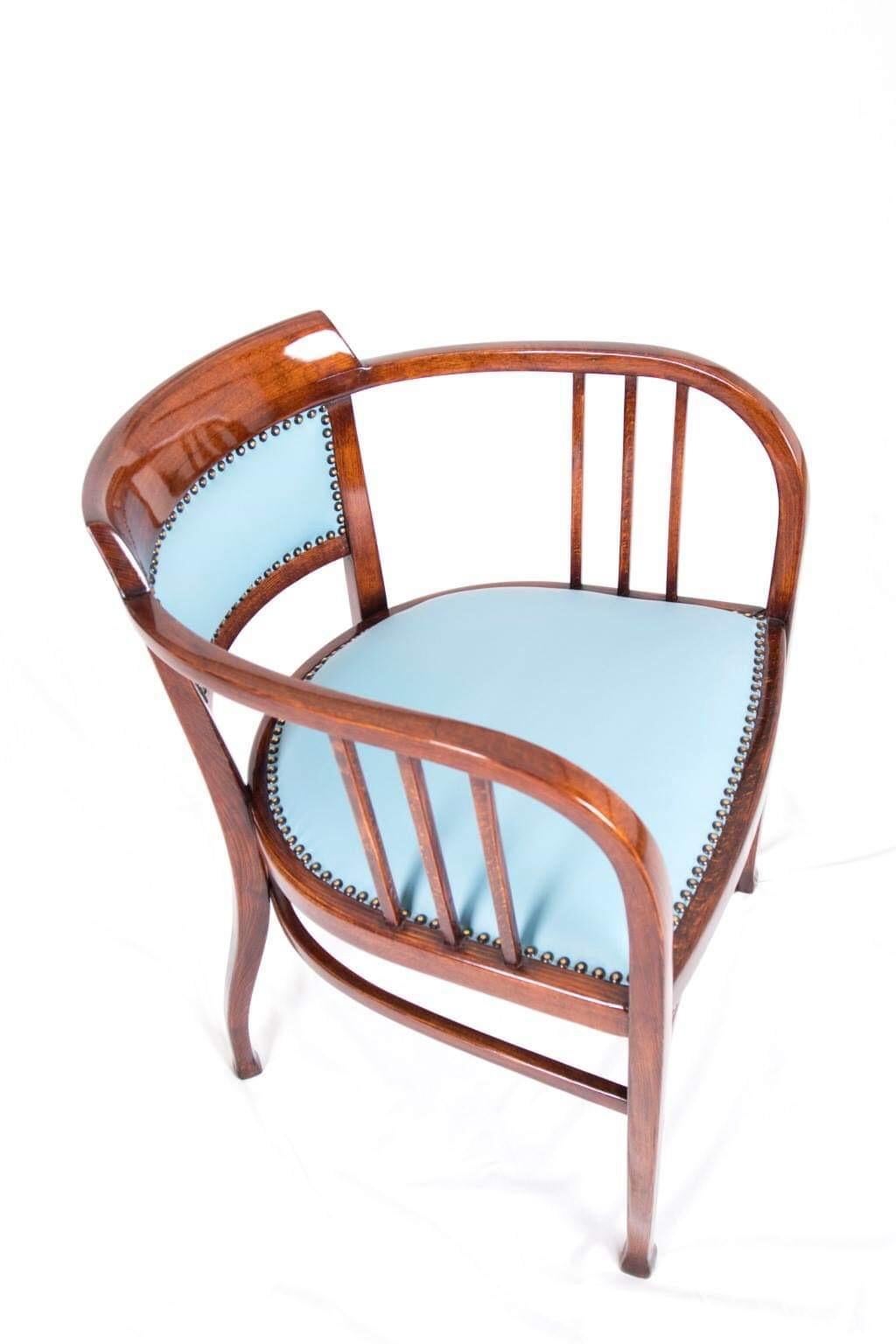 Art Nouveau Vienna Armchairs Attributed to Otto Wagner Thonet Gebruder 5